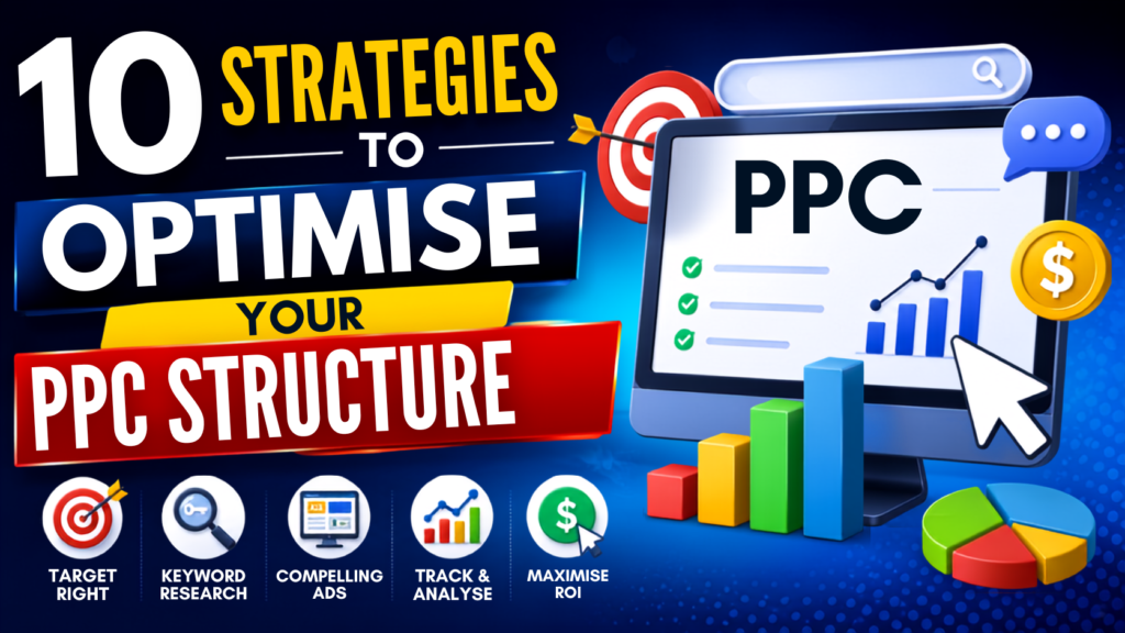 10 strategies to optimise PPC structure for better advertising performance