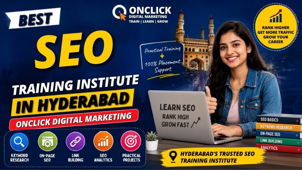 SEO training institute in Hyderabad offering digital marketing courses