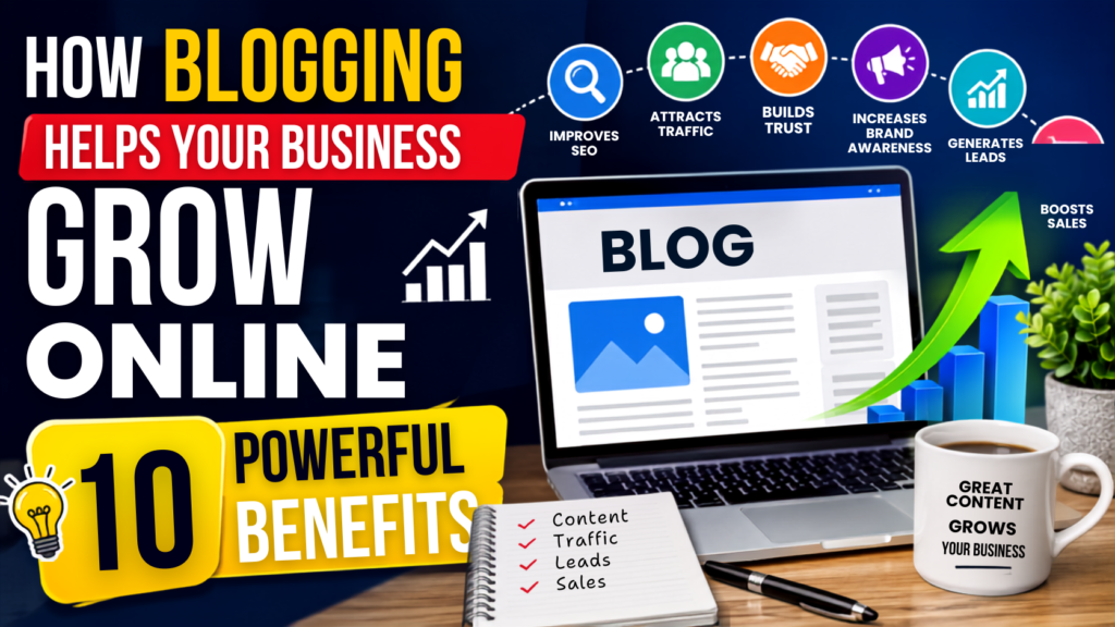How Blogging Helps Your Business Grow Online – 10 Powerful Benefits