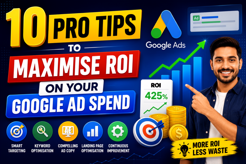 10 Pro Tips to Maximise ROI on Your Google Ad Spend
