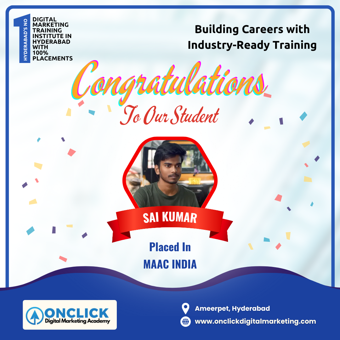 placed student from onclick academy hyderabad ameerpet