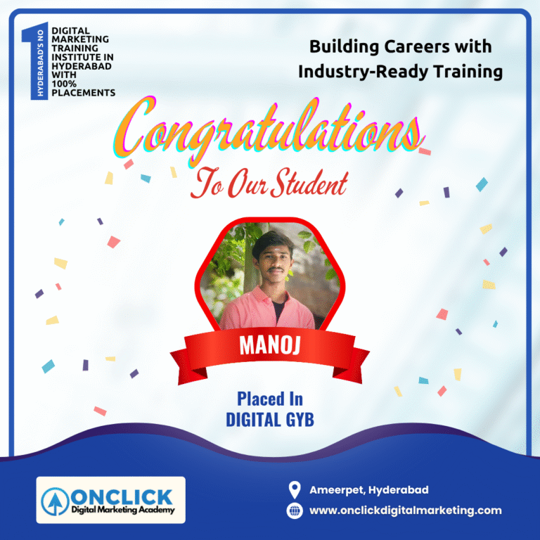 placed student from onclick academy hyderabad ameerpet